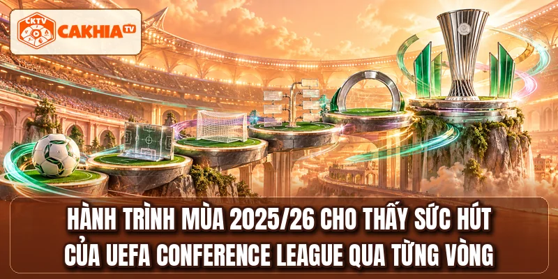 Hành trình mùa 2025/26 cho thấy sức hút của UEFA Conference League qua từng vòng
