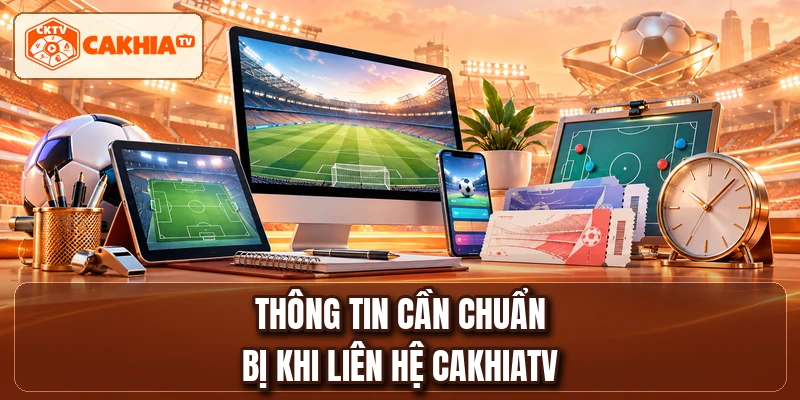 Thông tin cần chuẩn bị khi liên hệ CakhiaTV